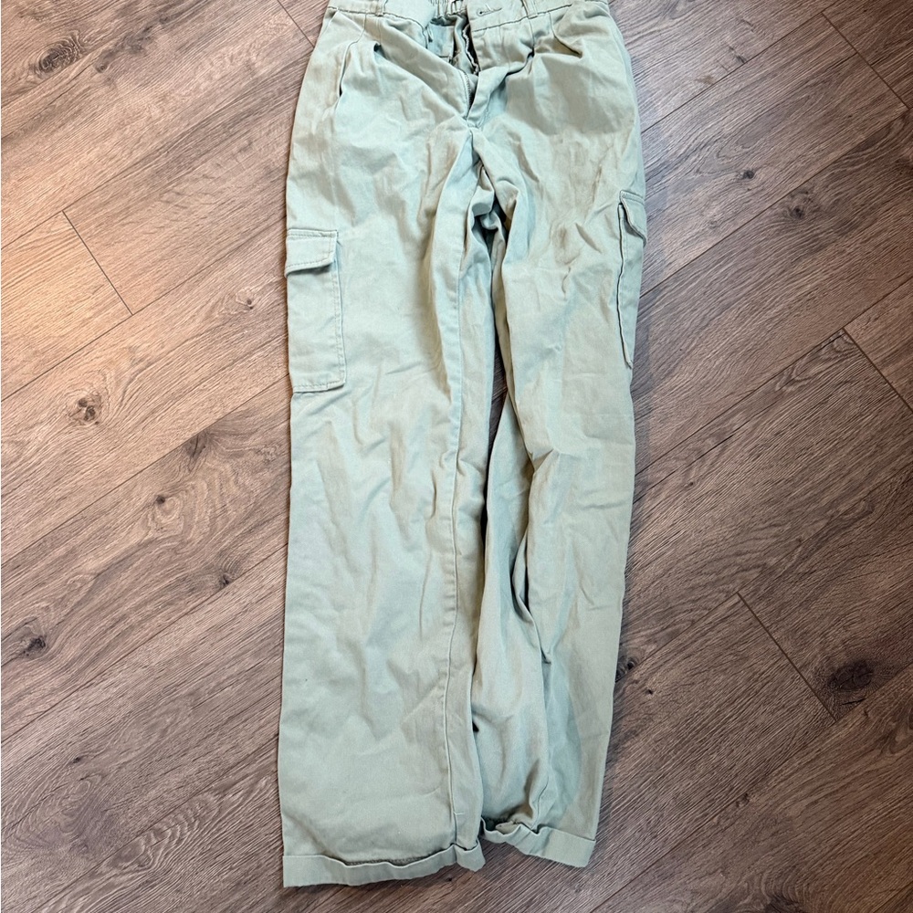 Brandy Casual Cargo Pants - Green - Picture 1 of 1